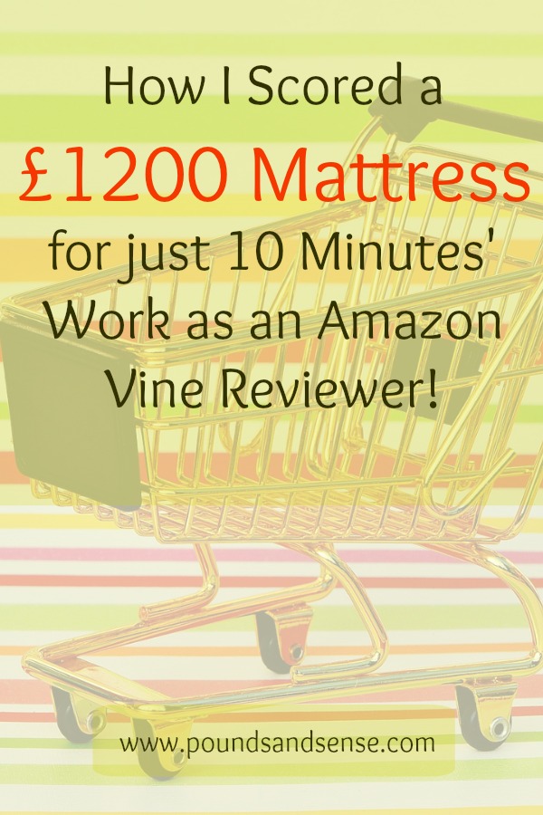 How I scored a £1200 mattress as an Amazon Vine reviewer!