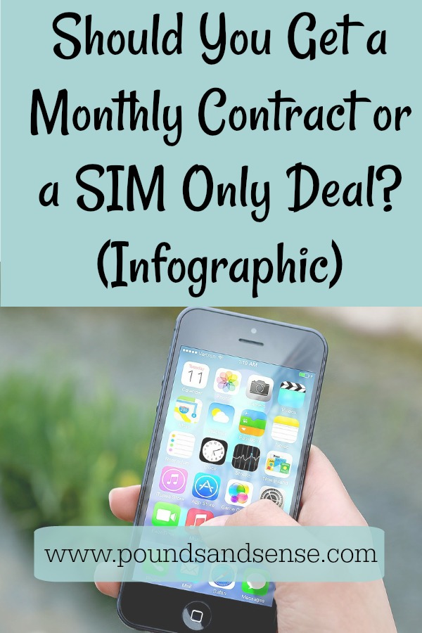 Mobile Phones: Should You Get a Monthly Contract or a SIM Only Deal (Infographic)