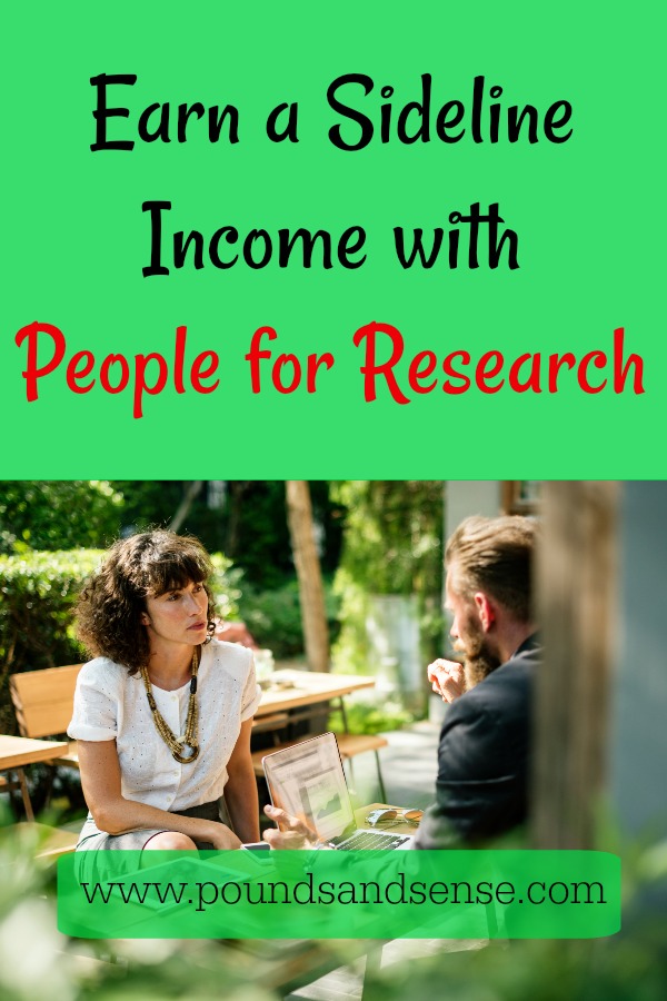Earn a Sideline Income with People for Research