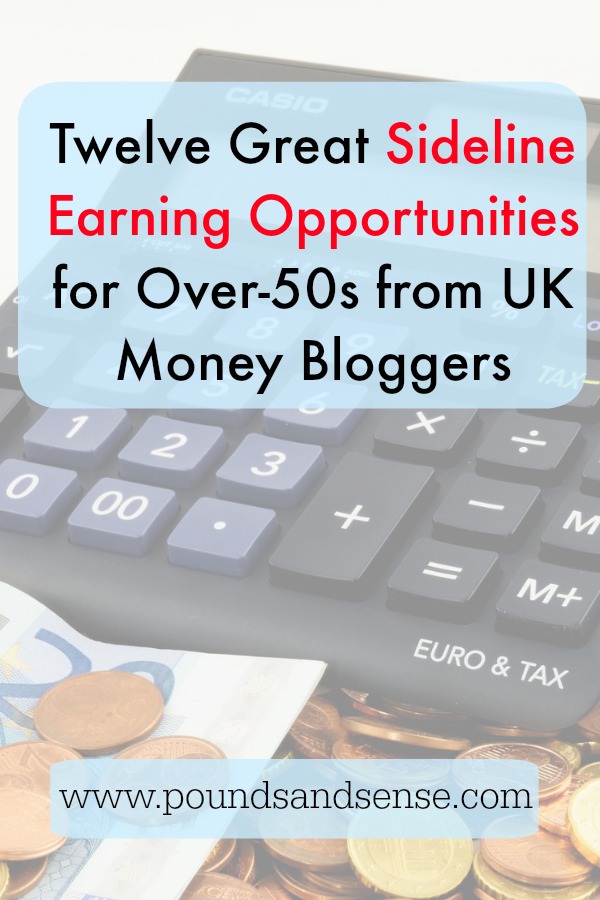 12 Great Sideline-Earning Opportunities for Over 50s from UK Money Bloggers