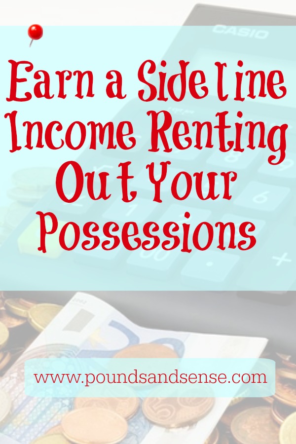Earn a sideline income renting out your possessions