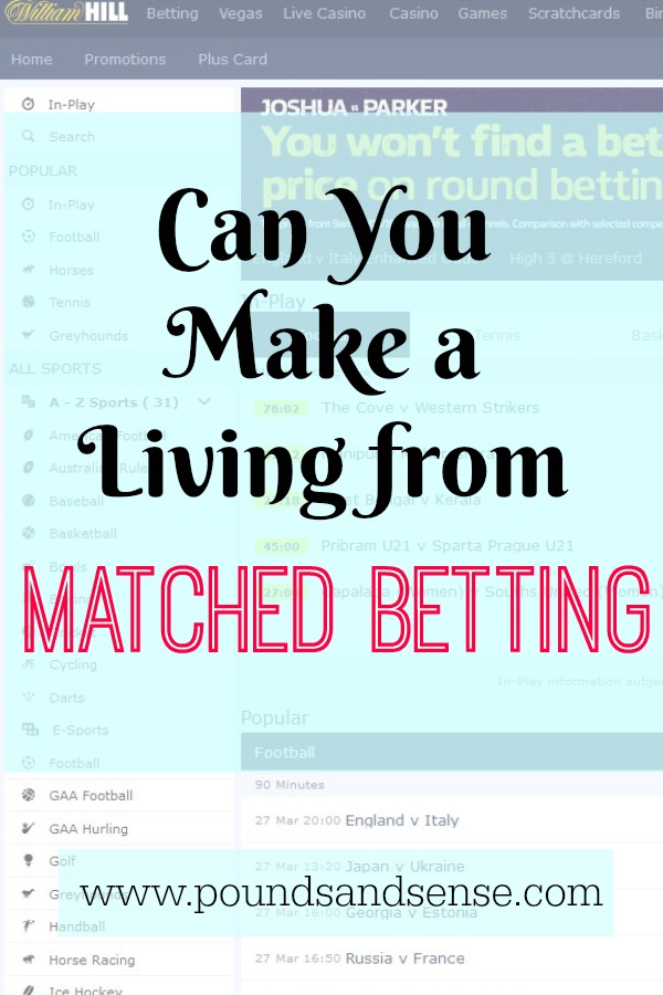 Can You Make a Living from Matched Betting