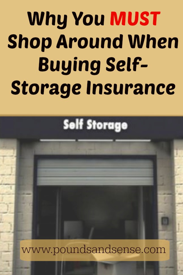 Why You MUST shop around when buying Self-Storage Insurance