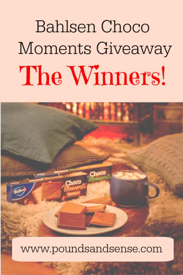 Bahlsen Choco Moments Giveaway - The Winners!