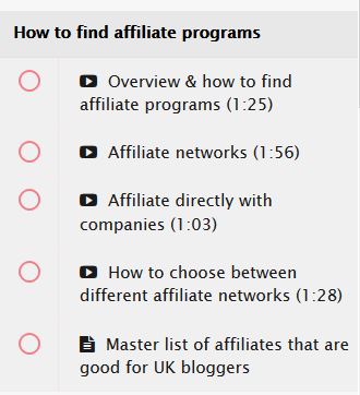 How to find affiliate programs