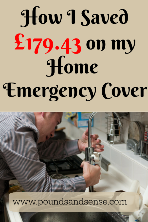 How I Saved £179.43 on my Home Emergency Cover