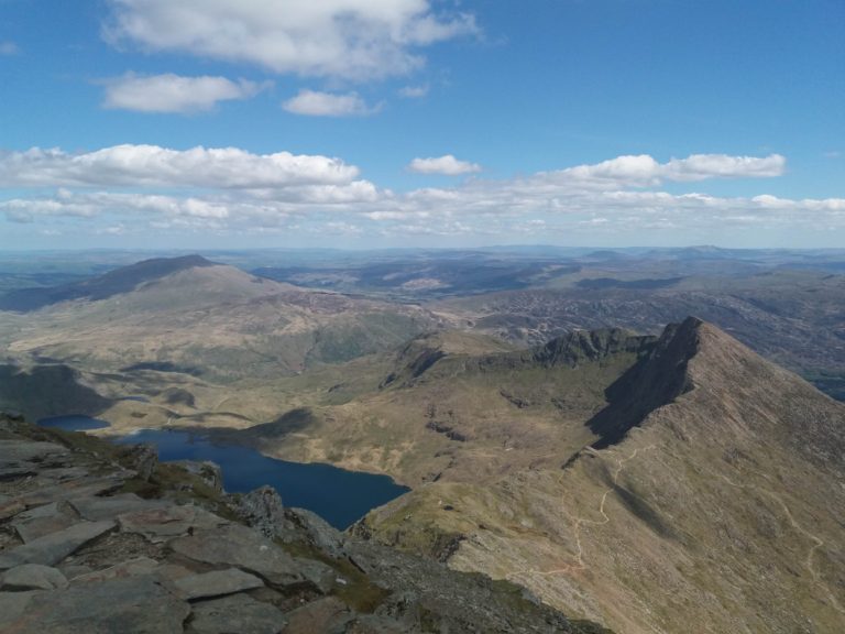 Snowdon view from summit