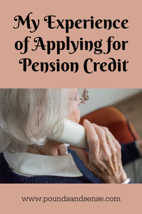 Applying for pension credit
