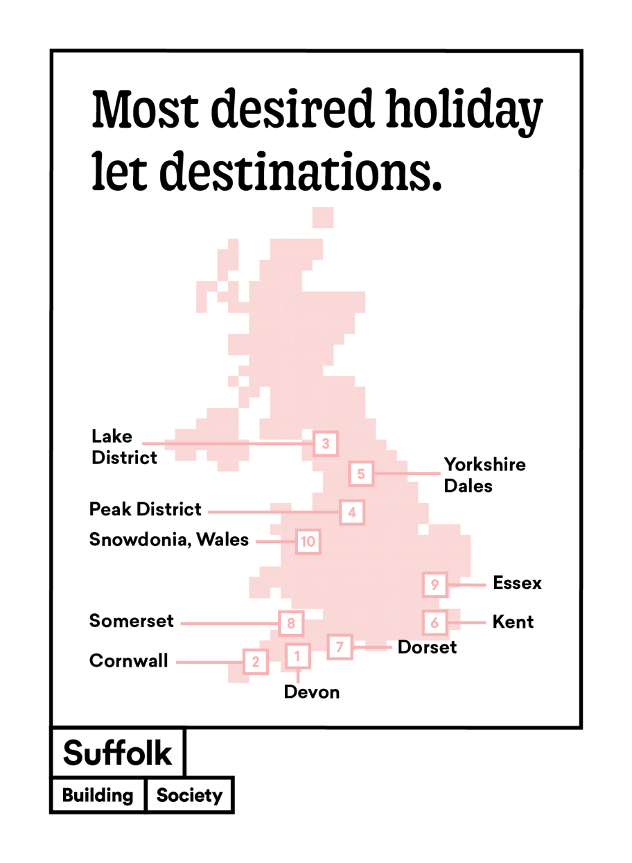 Desired holiday let locations