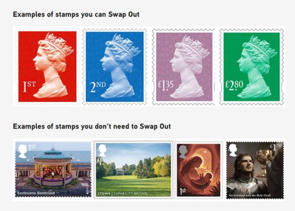Swap Out stamps