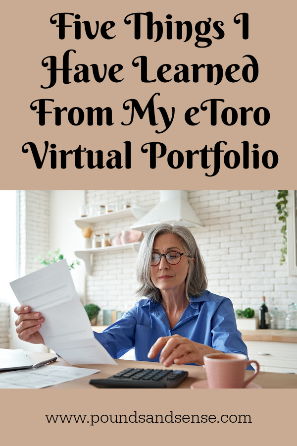 Five things I have learned from my virtual eToro portfolio