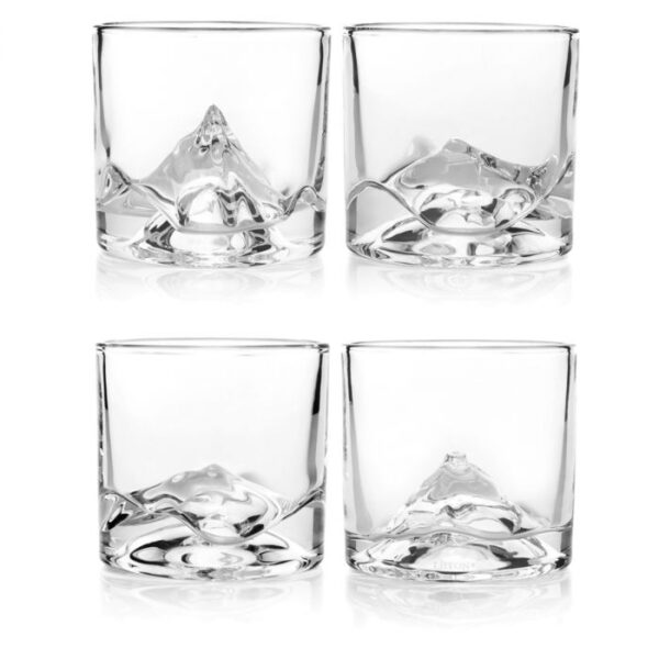 The Peaks Whiskey glasses