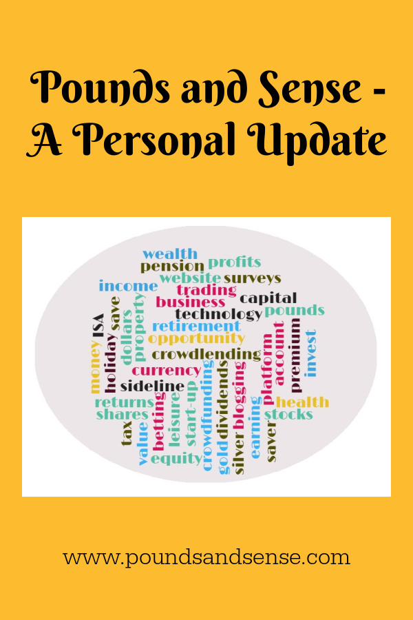 Pounds and Sense - Personal Update